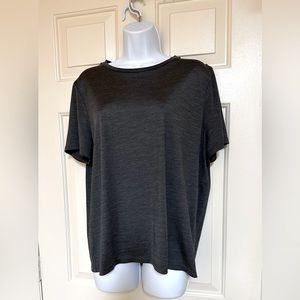 St John Knits 100% Silk Short Sleeve Tee